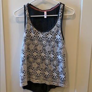 Lace Front Tank